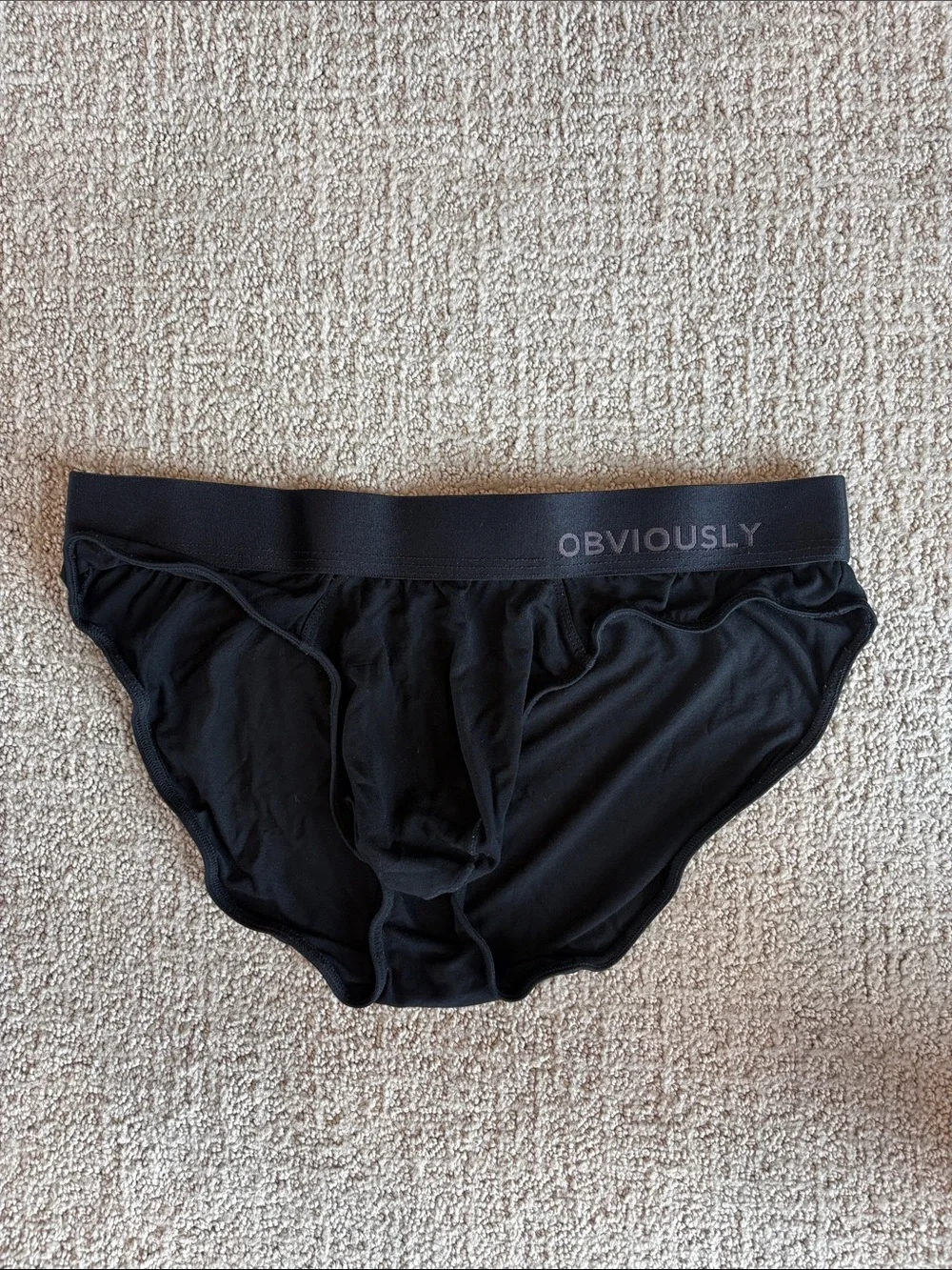 Obviously Men’s Black Briefs – Supportive Everyday Underwear